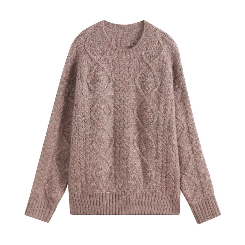Women’s Mohair Twist Knit Sweater
