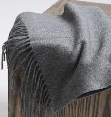 Pure Color Cashmere Scarf for Women – Luxury Warm Winter Shawl